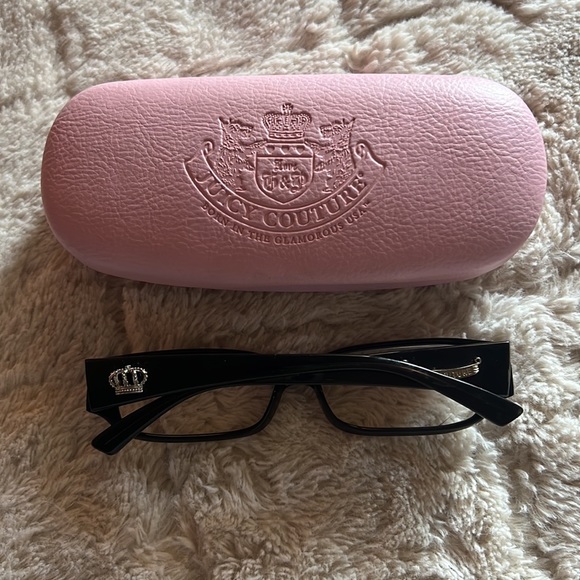 5/$35 Juicy couture prescription frames with original box and dust cloth - Picture 2 of 13